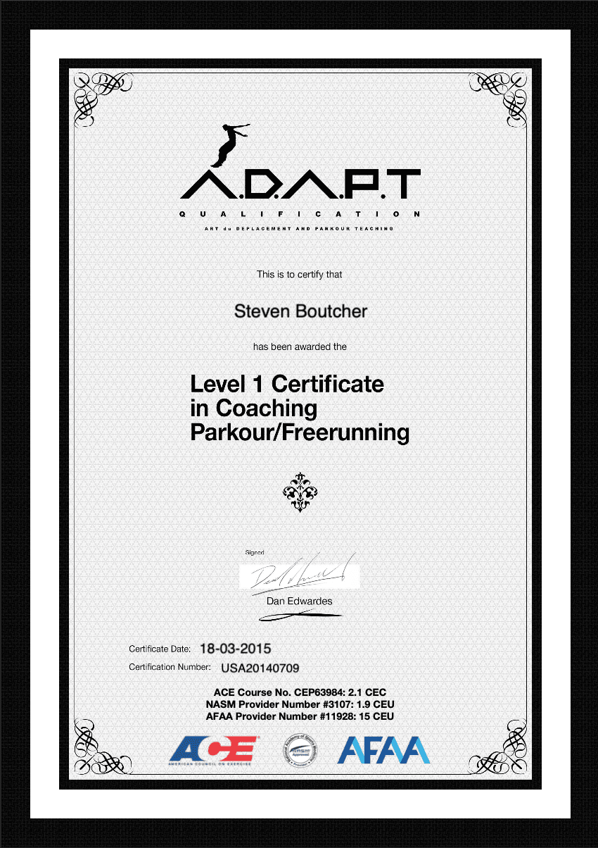 ADAPT Level 1 certification